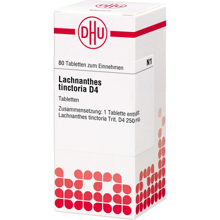 DHU Lachnanthes tinctoria D4 Tabletten, 80 St. Tabletten