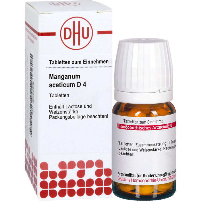 DHU Manganum aceticum D4 Tabletten, 80 St. Tabletten