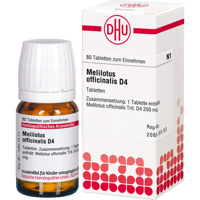 DHU Melilotus officinalis D4 Tabletten, 80 St. Tabletten