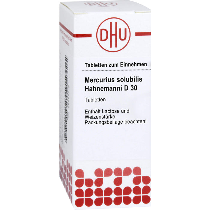 DHU Mercurius solubilis Hahnemanni D30 Tabletten, 80 pc Tablettes