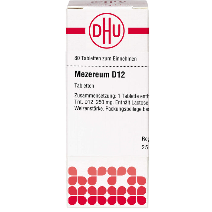 DHU Mezereum D12 Tabletten, 80 pcs. Tablets