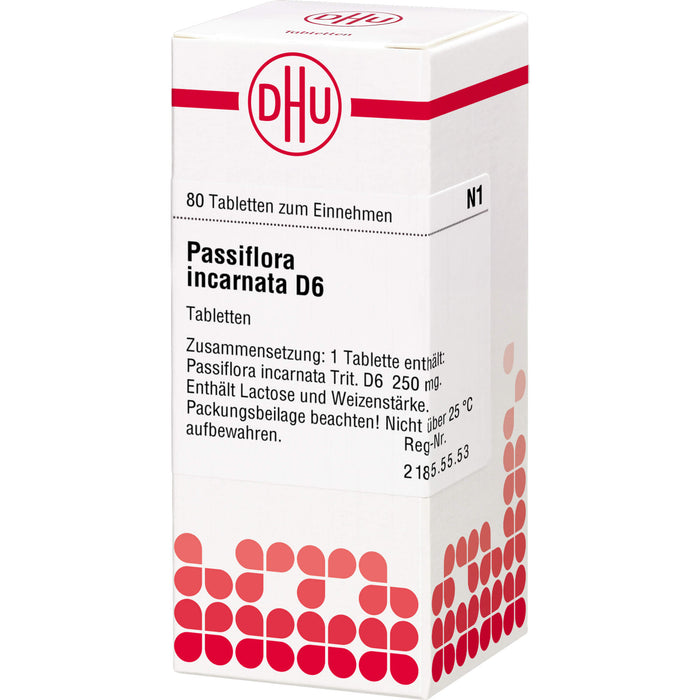 DHU Passiflora incarnata D6 Tabletten, 80 pc Tablettes