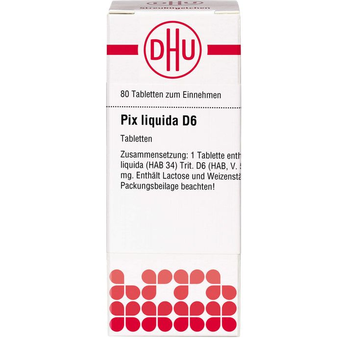 Pix liquida D6 DHU Tabletten, 80 St. Tabletten