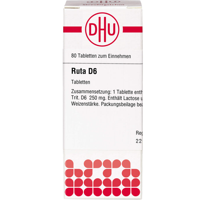 DHU Ruta D6 Tabletten, 80 pcs. Tablets