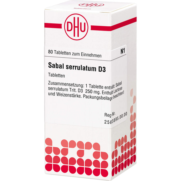 DHU Sabal serrulatum D3 Tabletten, 80 St. Tabletten