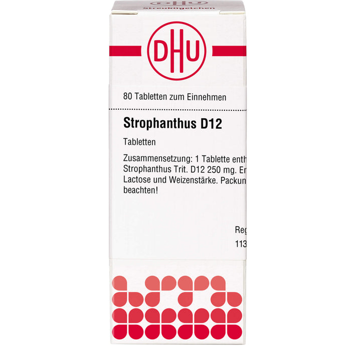 DHU Strophanthus D 12 Tabletten, 80 pc Tablettes