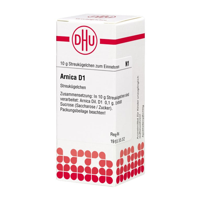 DHU Arnica D1 Streukügelchen, 10 g Globules