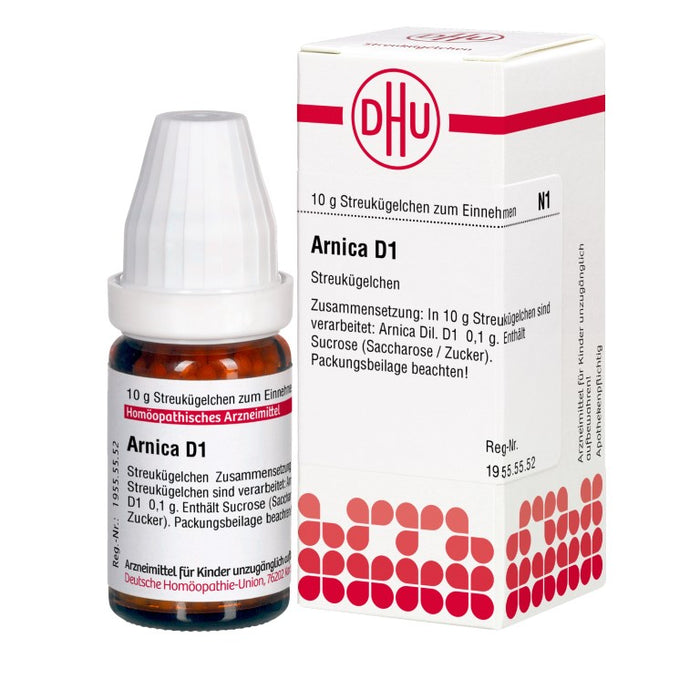 DHU Arnica D1 Streukügelchen, 10 g Globuli