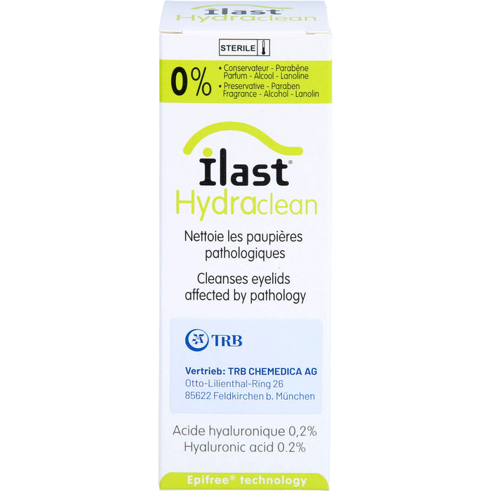 ILAST Hydraclean Gel zur Reinigung erkrankter Augenlider, 50 ml Gel