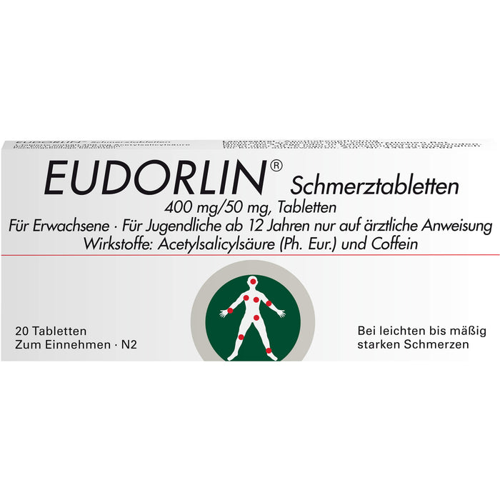 EUDORLIN Schmerztabletten, 20 pc Tablettes