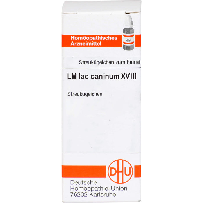 Lac caninum LM XVIII DHU Globuli, 5 g Globuli