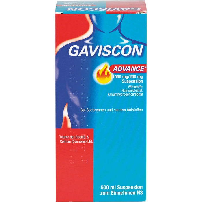 GAVISCON Advance Suspension Reimport EMRAmed, 500 ml Solution