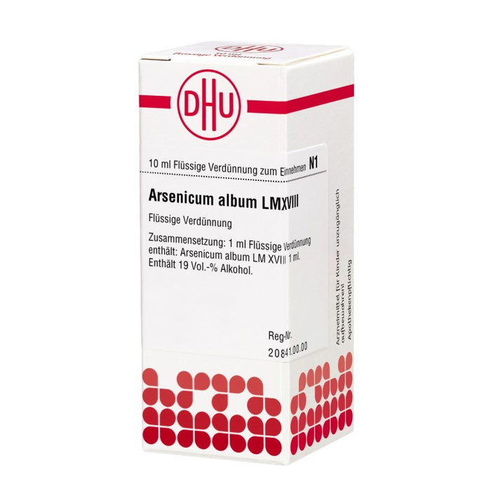 Arsenicum album LM XVIII DHU Dilution, 10 ml Lösung