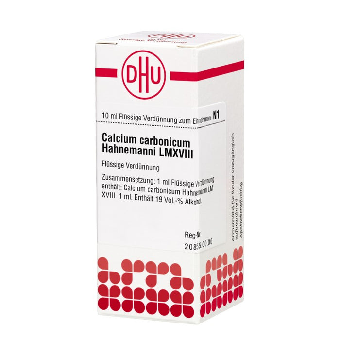 Calcium carbonicum Hahnemanni LM XVIII DHU Dilution, 10 ml Lösung