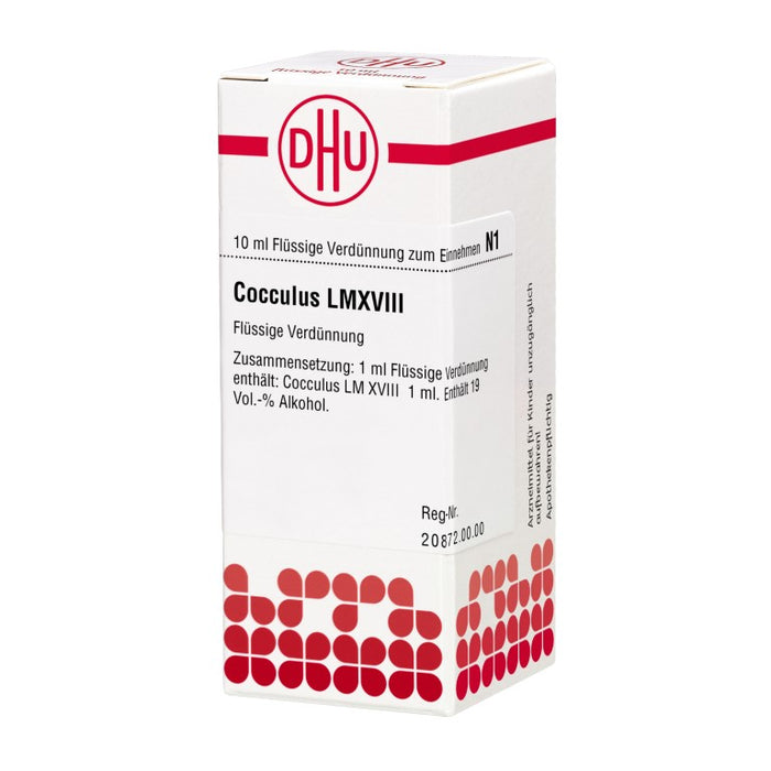 Cocculus LM XVIII DHU Dilution, 10 ml Lösung