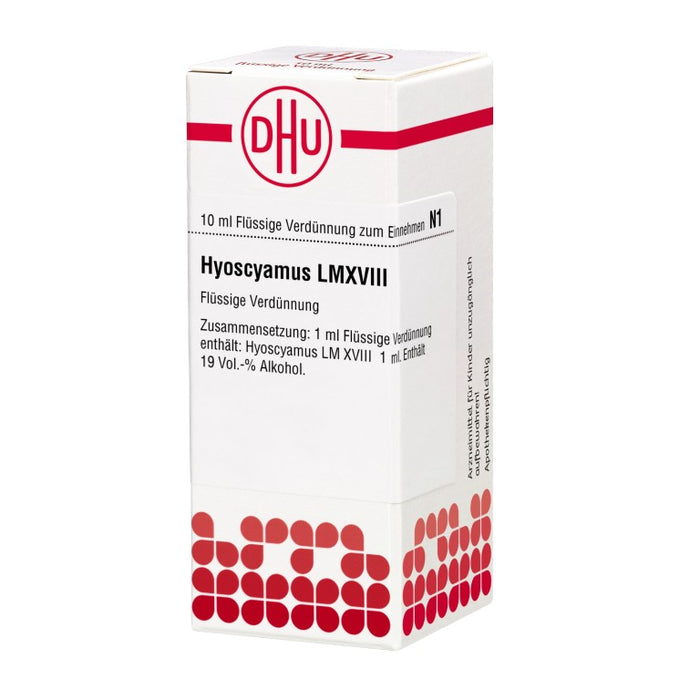 Hyoscyamus LM XVIII DHU Dilution, 10 ml Lösung