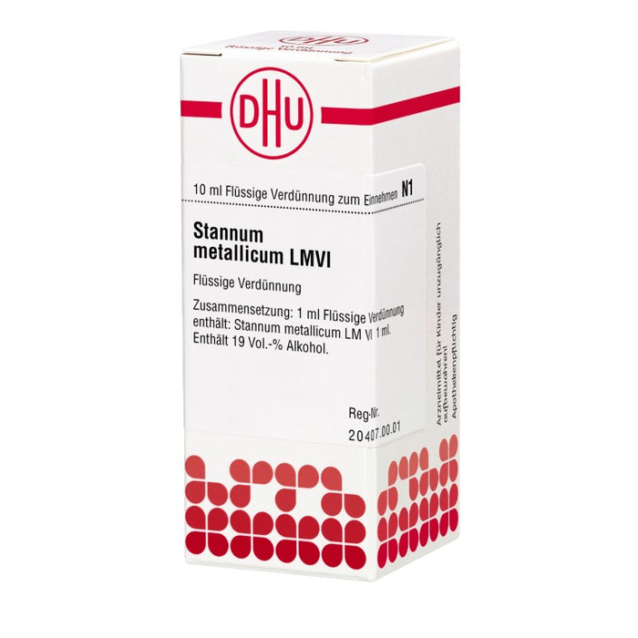 Stannum metallicum LM VI DHU Dilution, 10 ml Lösung