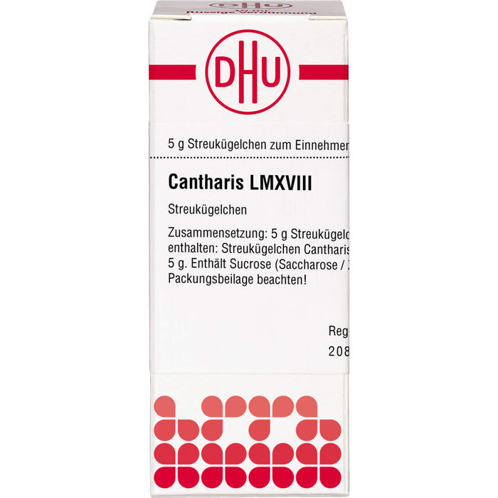 DHU Cantharis LM XVIII Streukügelchen, 5 g Globules