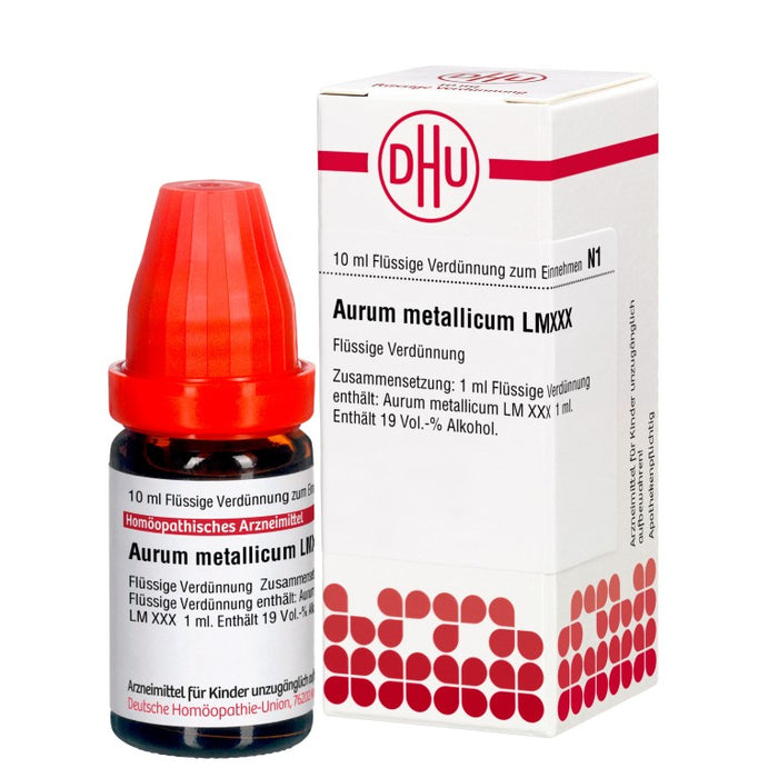 DHU Aurum metallicum LM XXX Dilution, 10 ml Lösung