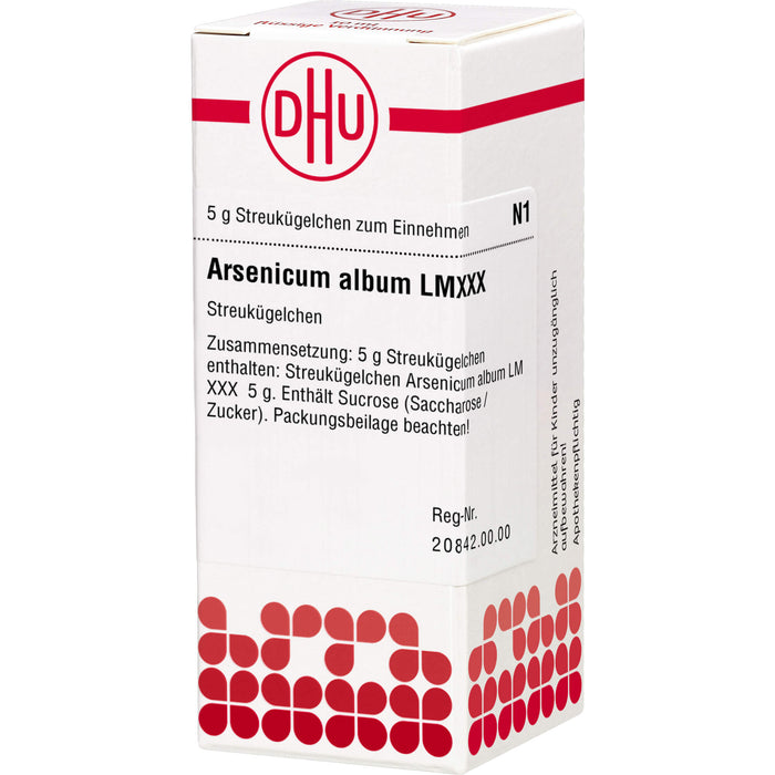 Arsenicum album LM XXX DHU Globuli, 5 g Globuli