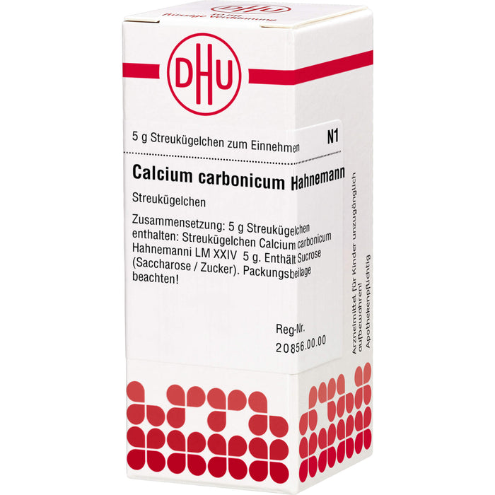 DHU Calcium carbonicum Hahnemanni LM XXIV Streukügelchen, 5 g Globules