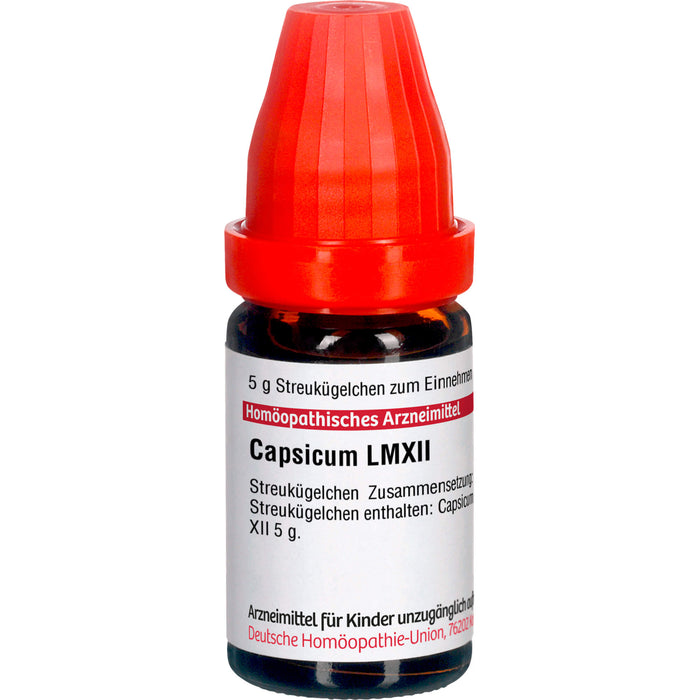 Capsicum LM XII DHU Globuli, 5 g Globuli