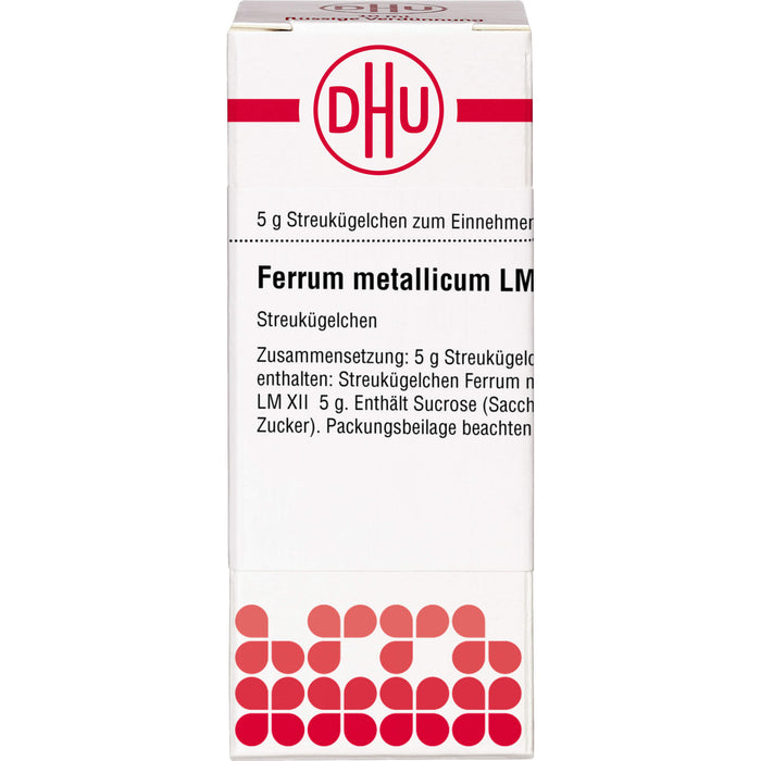 Ferrum metallicum LM XII DHU Globuli, 5 g Globuli