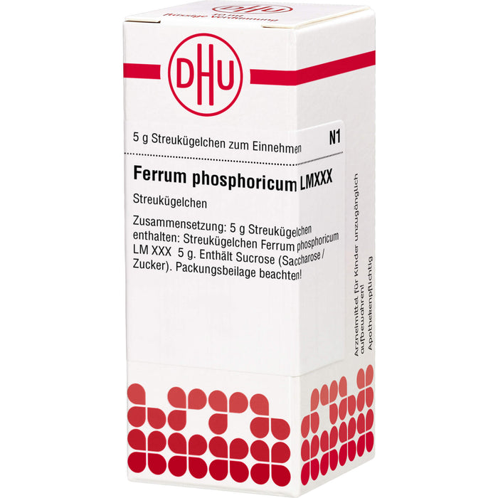 Ferrum phosphoricum LM XXX DHU Globuli, 5 g Globuli