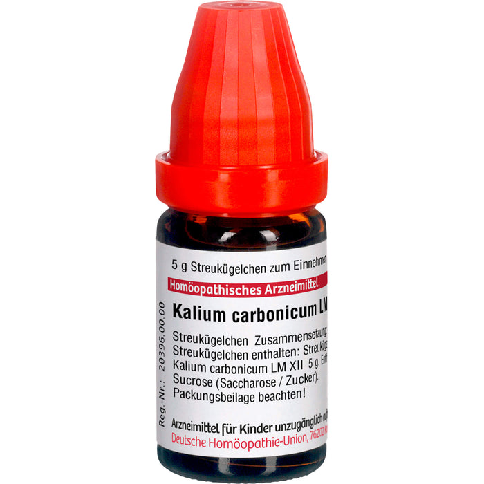 Kalium carbonicum LM XII DHU Globuli, 5 g Globuli