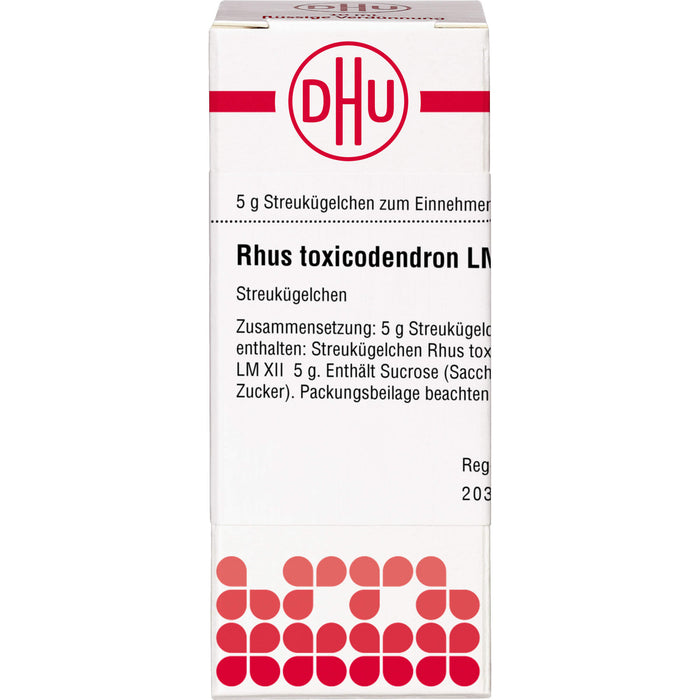 DHU Rhus toxicodendron LM XII Streukügelchen, 5 g Globules