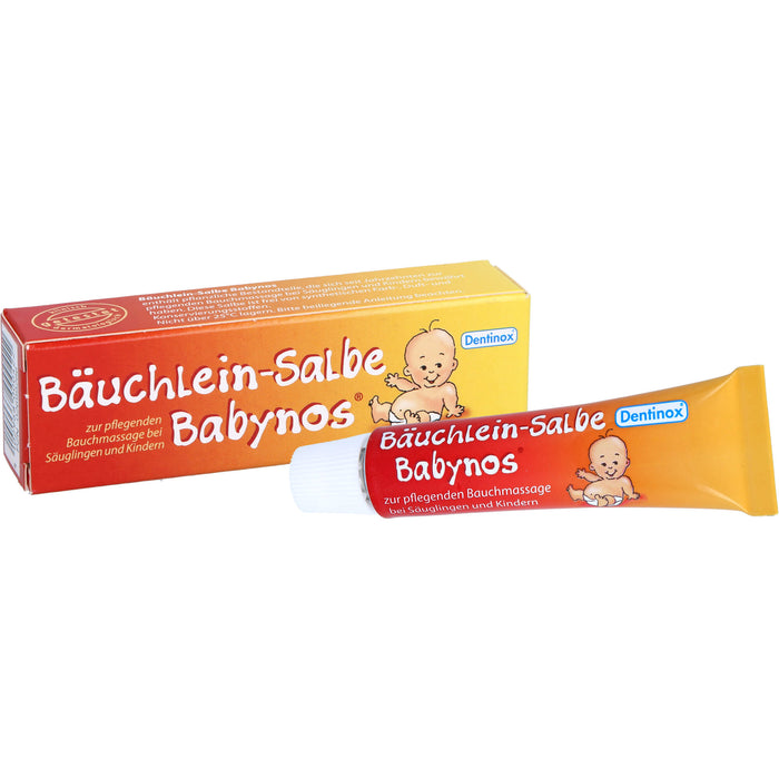 Bäuchlein-Salbe Babynos zur pflegenden Bauchmassage, 10 ml Onguent