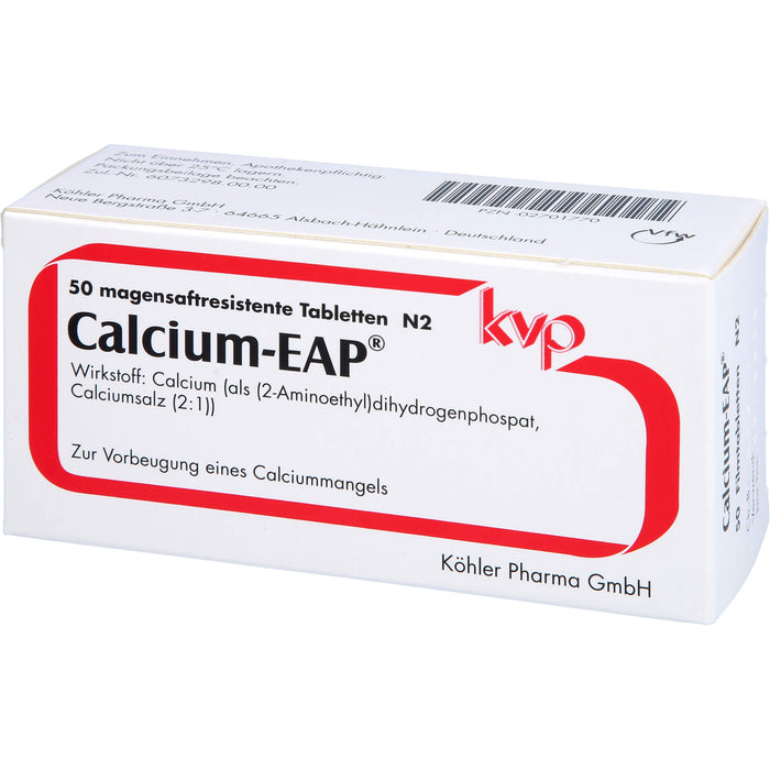 Calcium-EAP Filmtabletten zur Vorbeugung eines Calciummangels, 50 St. Tabletten