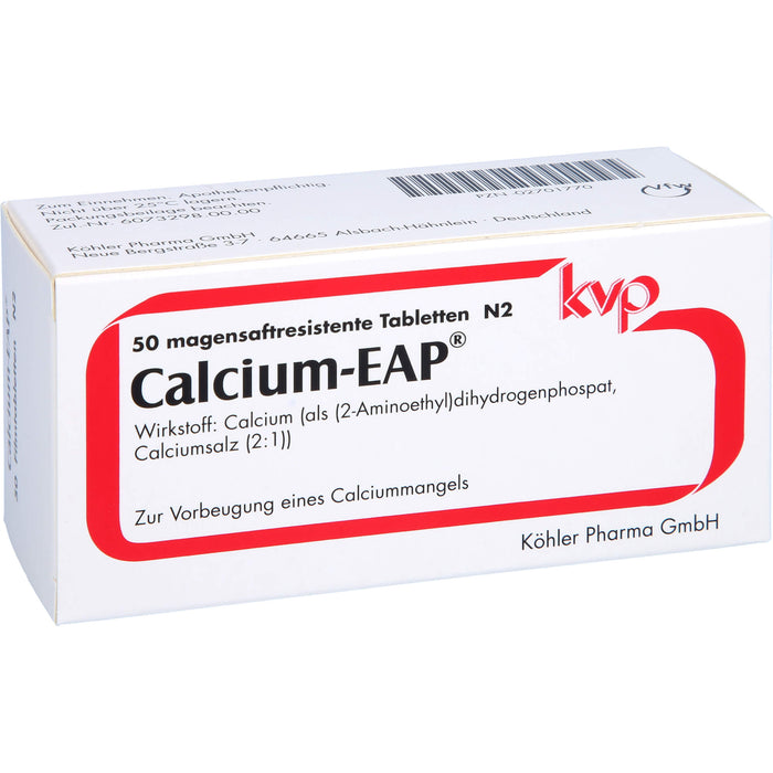 Calcium-EAP Filmtabletten zur Vorbeugung eines Calciummangels, 50 pc Tablettes