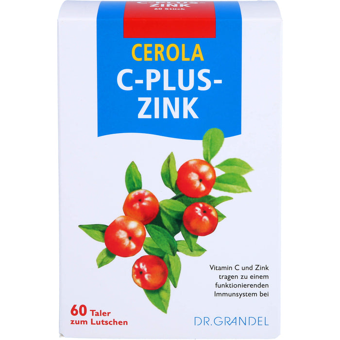 CEROLA C-Plus-Zink Taler, 60 pc Tablettes