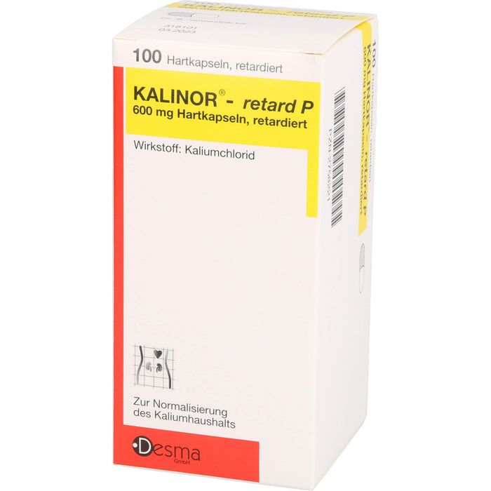 KALINOR-retard P 600 mg Hartkapseln, 100 pcs. Capsules