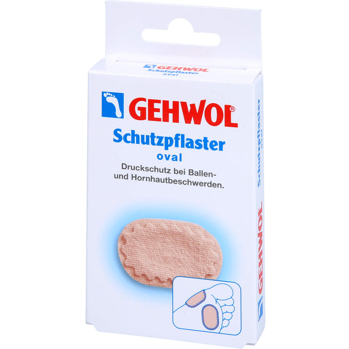 GEHWOL Schutzpflaster oval, 4 pcs. Patch