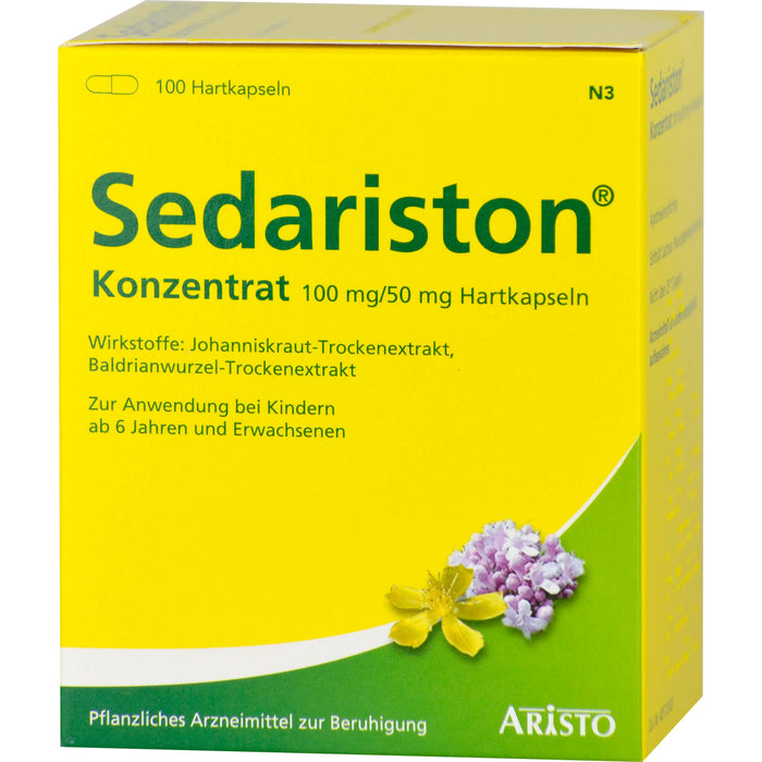 Sedariston Konzentrat Hartkapseln zur Beruhigung, 100 St. Kapseln