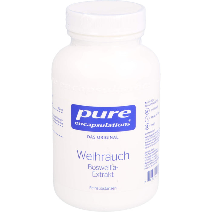 PURE ENCAPSULATIONS WEIHRAUCH BOSWELLIA-EXTRAKT, 120 St KAP