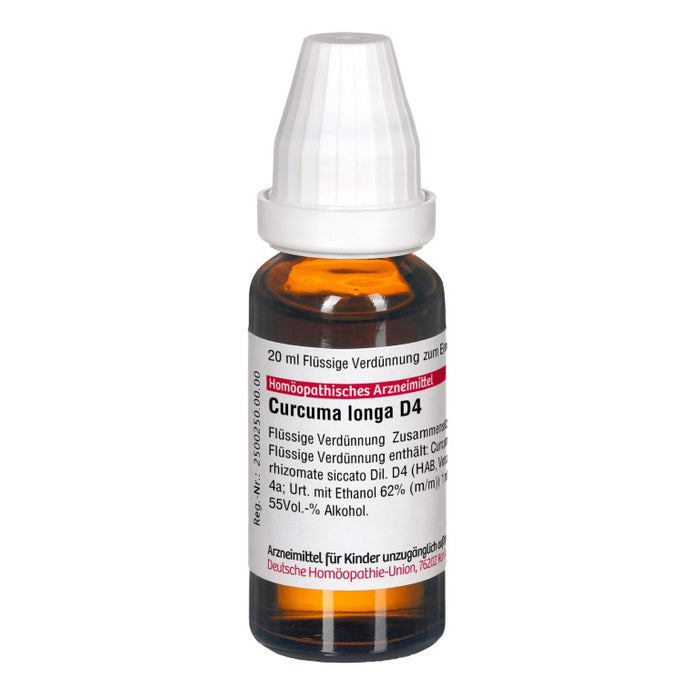 Curcuma longa D4 DHU Dilution, 20 ml Lösung