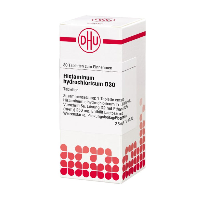 DHU Histaminum hydrochloricum D30 Tabletten, 80 pc Tablettes