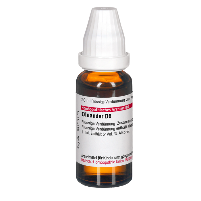 Oleander D6 DHU Dilution, 20 ml Lösung