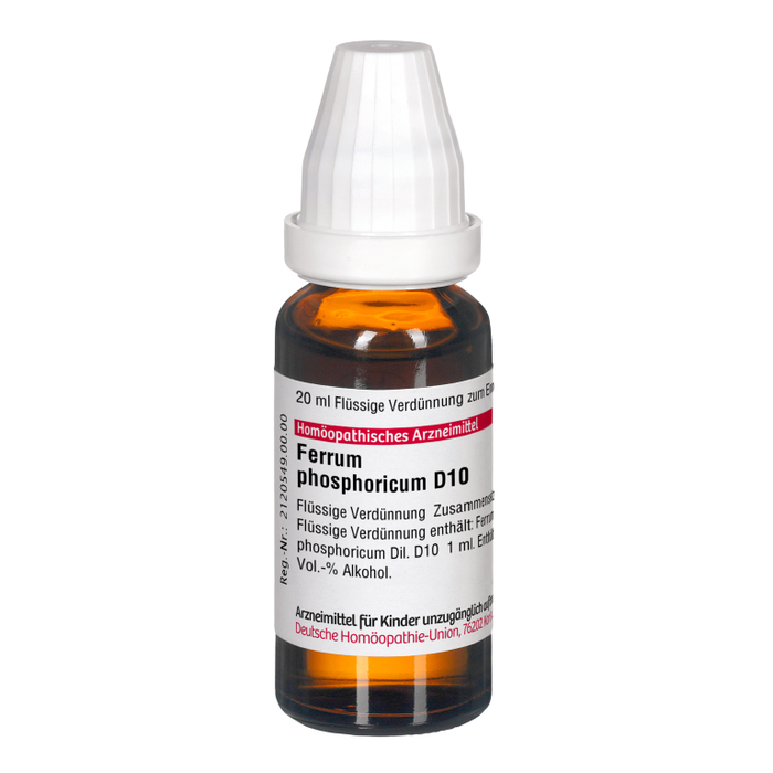 Ferrum phosphoricum D10 DHU Dilution, 20 ml Lösung