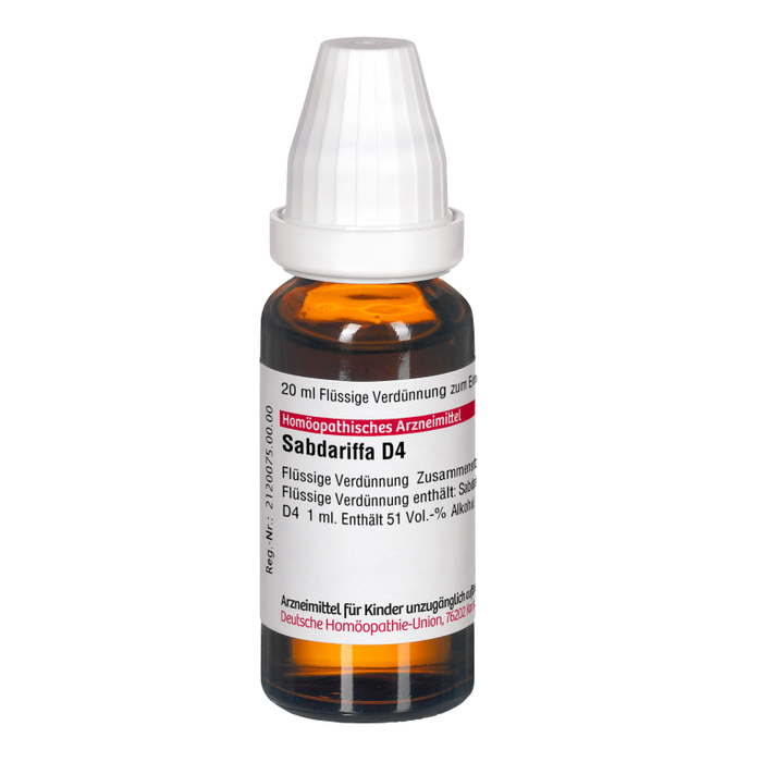 Sabdariffa D4 DHU Dilution, 20 ml Lösung