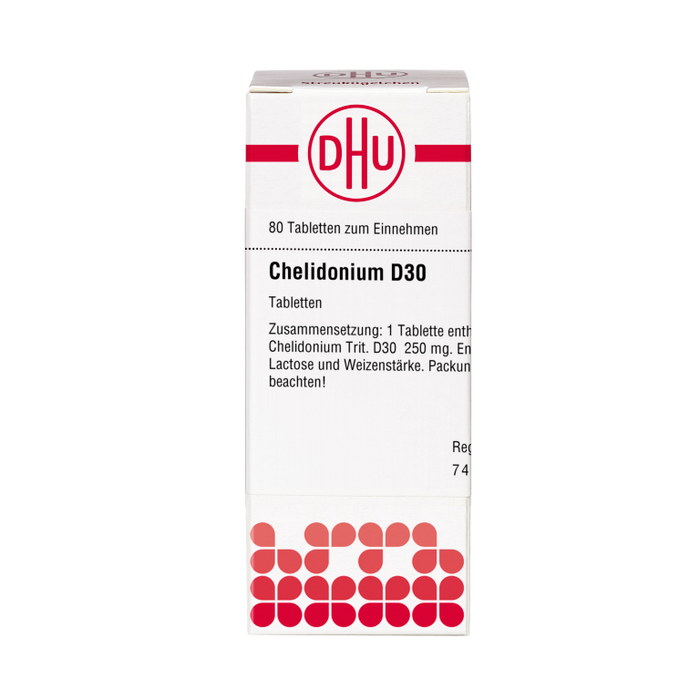 DHU Chelidonium D30 Tabletten, 80 pc Tablettes