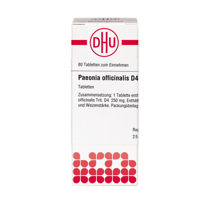 DHU Paeonia officinalis D4 Tabletten, 80 pc Tablettes