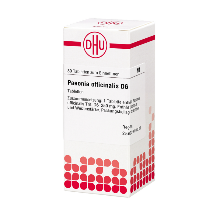 DHU Paeonia officinalis D6 Tabletten, 80 pcs. Tablets