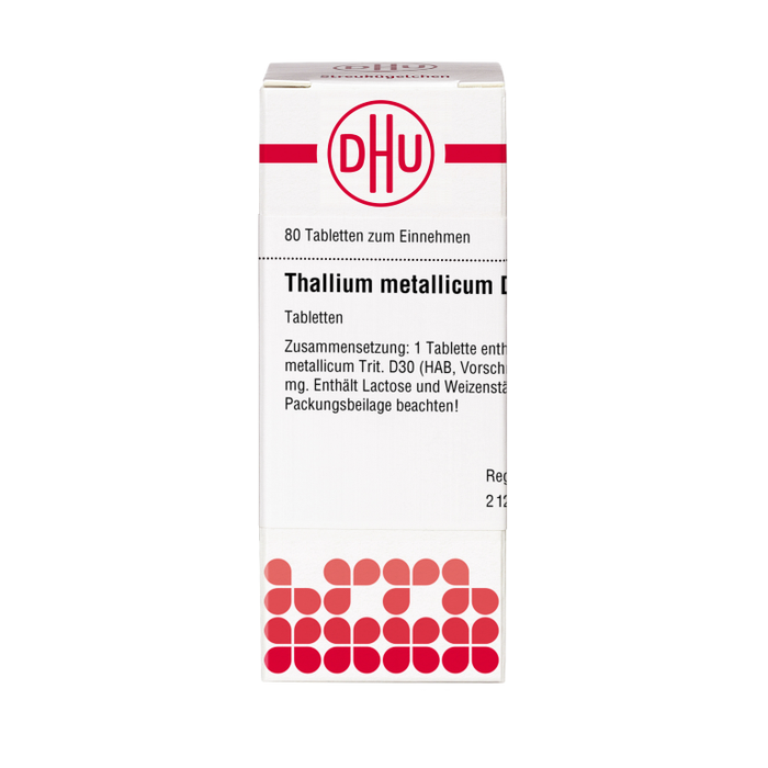 Thallium metallicum D30 DHU Tabletten, 80 St. Tabletten