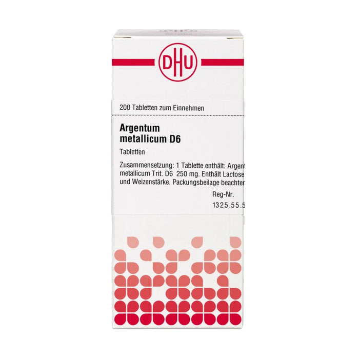 DHU Argentum metallicum D6, 200 St. Tabletten