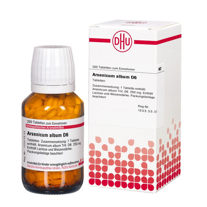 DHU Arsenicum album D6 Tabletten, 200 St. Tabletten