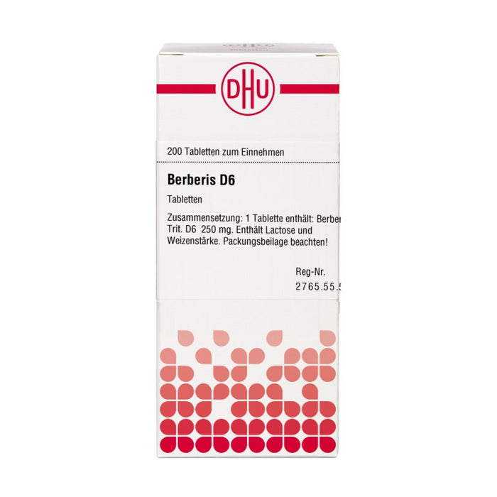 DHU Berberis D6 Tabletten, 200 St. Tabletten